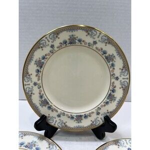 Vintage 1975 England Minton Doulton Bread Butter Plate Avonlea Set Of 3